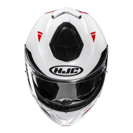 Kask motocyklowy HJC I71N Tricus biały/czerwony