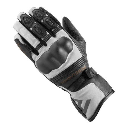 Damskie rękawice motocyklowe miejskie/turystyczne Rebelhorn PATROL czarny-szary