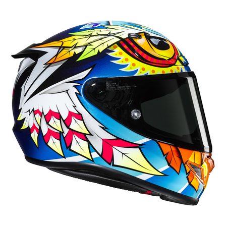 Kask motocyklowy integralny HJC RPHA 12 Spasso niebieski/czerwony