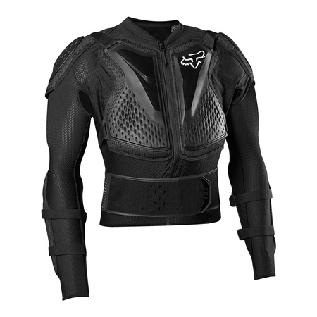 Dziecięca koszulka bluza z ochraniaczami zbroja buzer cross offroad mtb FOX Titan Sport czarny Junior