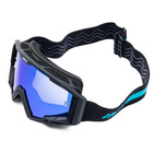 Gogle motocyklowe IMX Sand Black Matt/Blue - Szyba Blue Iridium + Clear (2 Szyby W Zestawie)