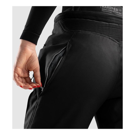 Spodnie tekstylne damskie REBELHORN HARDY 3.0 LADY LONG BLACK czarny