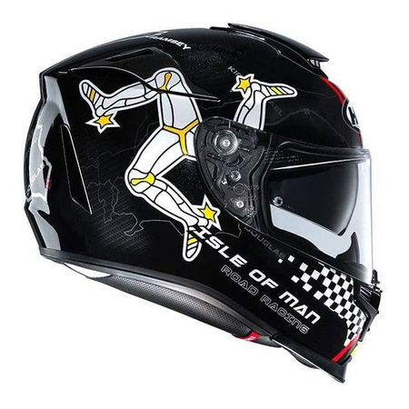 Kask motocyklowy integralny HJC RPHA 70 Isle of Man IOM TT