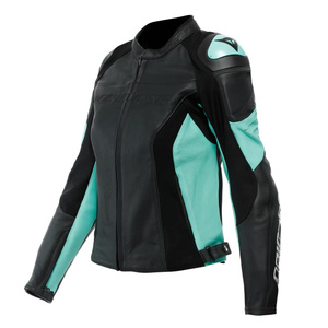 Kurtka motocyklowa damska DAINESE RACING 4 LADY AQUA czarny zielony