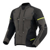 Kurtka motocyklowa tekstylna turystyczna Rebelhorn RANGE czarny-antracyt-żółty fluo
