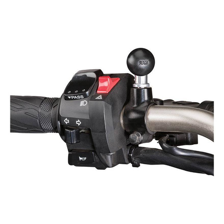 Głowica obrotowa Ram Mounts połączona ze śrubą M10 (skok gwintu 1.25 cala)