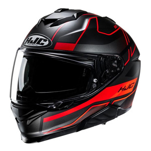 Kask motocyklowy integralny HJC I71 Iorix czarny/czerwony