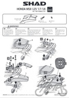 Stelaż kufra tylnego motocyklowego SHAD do Honda MSX 125 17-18