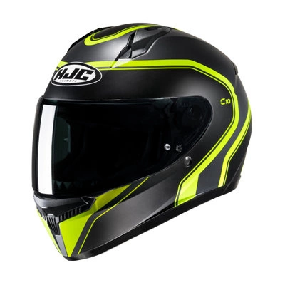 Kask motocyklowy integralny HJC C10 Elie czarny/żółty