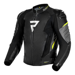Kurtka motocyklowa REBELHORN VELOCE BLACK/GREY/FLUO YELLOW czarny szary żółty fluo