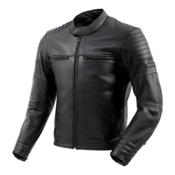 Kurtka motocyklowa skórzana Rebelhorn HUNTER II czarny mat