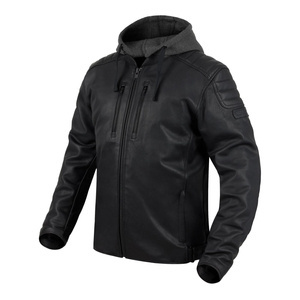 Kurtka motocyklowa skórzana miejska Rebelhorn IMPALA czarny