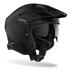 Kask motocyklowy AIROH KOMBAKT COLOR BLACK MATT czarny mat