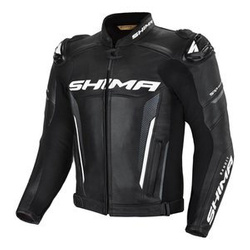 Kurtka motocyklowa sportowa/miejska skórzana Shima BANDIT czarny