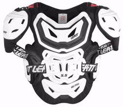 Buzer motocyklowy LEATT CHEST PROTECTOR 5.5 PRO HD WHITE biały czarny