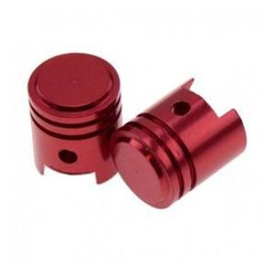 Nakrętki na wentyl KEITI red