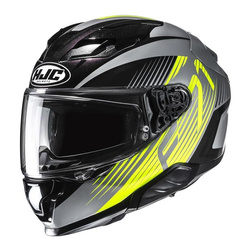 Kask integralny HJC F71 CATOS BLACK/YELLOW czarny żółty