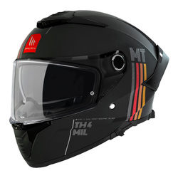 Kask motocyklowy MT THUNDER 4 SV MIL MATT BLACK czarny czerwony żółty