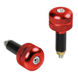 LAMPA Ciężarki do kierownicy 13/17 mm – czerwone