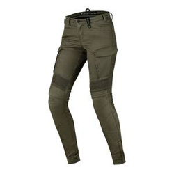 Damskie jeansy motocyklowe Shima GIRO 2.0 khaki