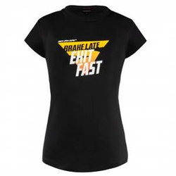 Damska koszulka Shima T-SHIRT FASTER czarny