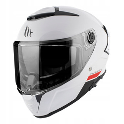 Kask motocyklowy MT THUNDER 4 SV SOLID GLOSS PEARL WHITE biały