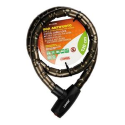 Hartowana stalowa blokada linki powlekana tworzywem sztucznym LAMPA Boa Ø 24 mm - 120 cm