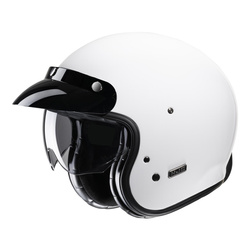 Kask motocyklowy otwarty HJC V31 biały