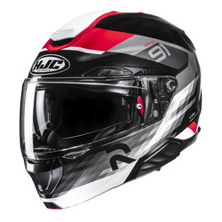 Kask szczękowy HJC RPHA 91 MADAL BLACK/RED czarny czerwony