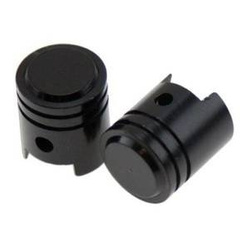 Nakrętki na wentyl KEITI black