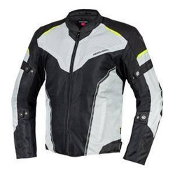 Kurtka motocyklowa tekstylna Rebelhorn HIFLOW IV czarny-srebrny