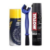 Zestaw motocyklowy do łańcucha MOTUL C2 Mannol szczotka