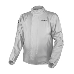 Kurtka przeciwdeszczowa motocyklowa SECA TYPHOON FLASH srebrny