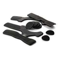 Zestaw motocyklowy poduszek do ortezy POD KP483 K8 2.0 BLACK czarny