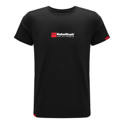 Koszulka codzienna T-shirt REBELRUSH MOTO SPORT BLACK czarny
