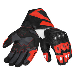Rękawice motocyklowe SECA ATOM RED czarny czerwony biały