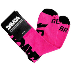 Skarpetki DAVCA PINK różowy czarny