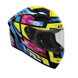 Kask motocyklowy AIROH CONNOR STARSHIP PINK MATT szary różowy czarny