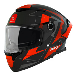 Kask motocyklowy MT THUNDER 4 SV MOUNTAIN MATT RED czarny czerwony szary