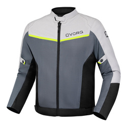 Kurtka motocyklowa VORG NANO GREY szary czarny żółty fluo