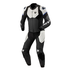 Kombinezon motocyklowy dwuczęściowy REVIT BETA 2 BLACK/LIGHT GREY czarny szary niebieski
