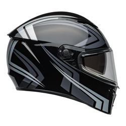 Kask motocyklowy BELL Lithium Jetstream czarny/srebrny