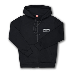 DAVCA bluza z suwakiem odblaskowe logo