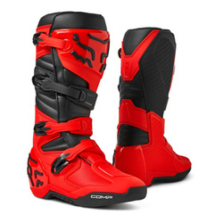 Buty motocyklowe cross offroad mtb FOX Comp Fluo czerwony