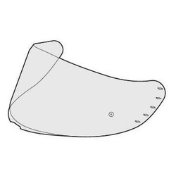 Wizjer szyba do kasku motocyklowego MT V-32 do kasku motocyklowego JARAMA SV GOLDEN VENTS CLEAR przezroczysty