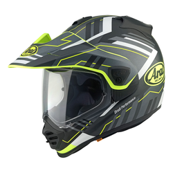 Kask motocyklowy ARAI TOUR-X5 TRAIL YELLOW szary żółty fluo biały czarny