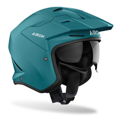 Kask motocyklowy AIROH KOMBAKT COLOR PETROL GREEN MATT zielony