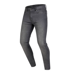Jeansy motocyklowe OZONE STRIKER Slim Fit sprany szary