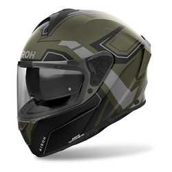 Kask motocyklowy AIROH SPARK 2 DART MILITARY GREEN MATT zielony szary czarny