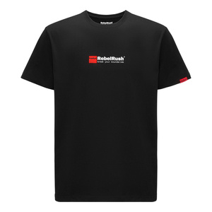 Koszulka codzienna T-shirt REBELRUSH MOTO CROSS BLACK czarny